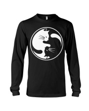 Yin and Yang Cat Long Sleeve Tee tile