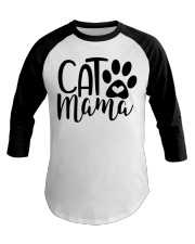 Cat Mama Baseball Tee tile