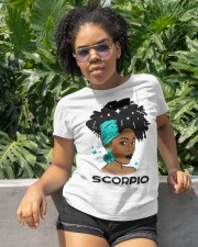 Black girl Zodiac Sign Scorpio Classic T-Shirt apparel-classic-tshirt-lifestyle-front-233