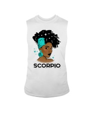 Black girl Zodiac Sign Scorpio Sleeveless Tee tile