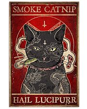 Retro Black Cats Smoke catnip 11x17 Poster front