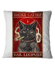 Retro Black Cats Smoke catnip Square Pillowcase tile