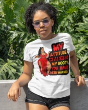My attitude is as big as my booty you have been warned Classic T-Shirt apparel-classic-tshirt-lifestyle-front-233