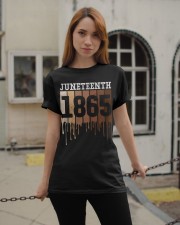 Juneteenth Melanin drip Classic T-Shirt apparel-classic-tshirt-lifestyle-19
