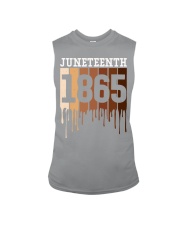 Juneteenth Melanin drip Sleeveless Tee tile