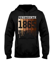 Juneteenth Melanin drip Hooded Sweatshirt tile