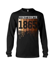Juneteenth Melanin drip Long Sleeve Tee tile