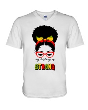 My History Is Strong 4 V-Neck T-Shirt tile