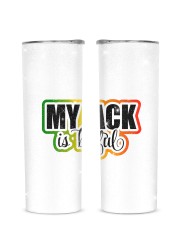 My black is beautiful Glitter Tumbler tile