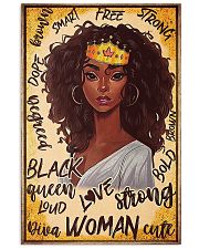 Portrait of Black Queen 11x17 Poster front