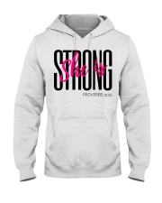 She Is Strong Hooded Sweatshirt tile