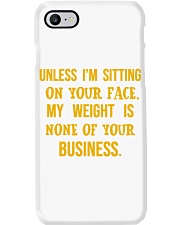 Unless i'm sitting on your face - 3 Phone Case tile