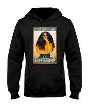 Black Queen I am who I am Hooded Sweatshirt tile