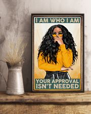Black Queen I am who I am 11x17 Poster lifestyle-poster-3