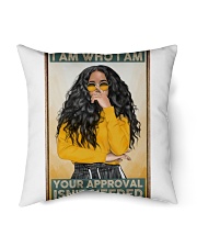 Black Queen I am who I am Indoor Pillow tile