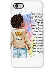 Personalized Gift For Boy - Black Kids Phone Case tile
