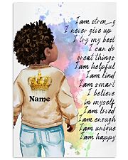Personalized Gift For Boy - Black Kids 11x17 Poster front