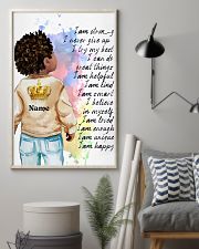 Personalized Gift For Boy - Black Kids 11x17 Poster lifestyle-poster-1