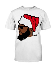 Black Santa Claus Classic T-Shirt front