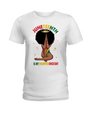 Juneteenth 4 Ladies T-Shirt tile