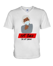 6ft back 3 V-Neck T-Shirt tile