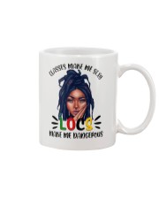 Locs make me dangerous Mug tile