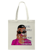 In order to insult me Tote Bag tile