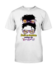 Just a mama raising her rugrats Classic T-Shirt front
