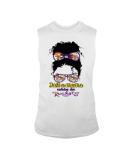Just a mama raising her rugrats Sleeveless Tee tile
