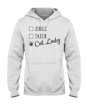 Cat Lady status Hooded Sweatshirt tile