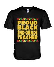 2nd Grade Teacher V-Neck T-Shirt tile