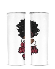 Roll Tide Girl Glitter Tumbler tile