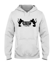 Six feet please Hooded Sweatshirt tile