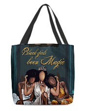 Black Girl Been Magic All-Over Tote tile