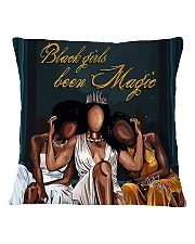 Black Girl Been Magic Square Pillowcase tile