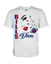 Bills 1 V-Neck T-Shirt tile