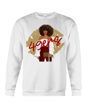 49ers girl Crewneck Sweatshirt tile