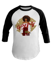 49ers girl Baseball Tee tile