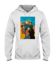 6. Blooming, Floral Hooded Sweatshirt tile