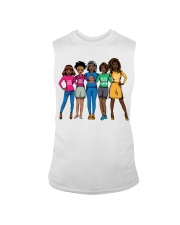 Afro sistas Black History Month Sleeveless Tee tile