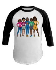 Afro sistas Black History Month Baseball Tee tile