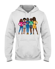 Afro sistas Black History Month Hooded Sweatshirt tile