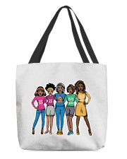 Afro sistas Black History Month All-Over Tote tile