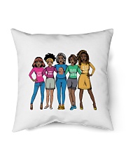 Afro sistas Black History Month Indoor Pillow tile