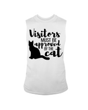 Visitors must be approved by the Cat Sleeveless Tee tile