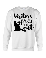 Visitors must be approved by the Cat Crewneck Sweatshirt tile