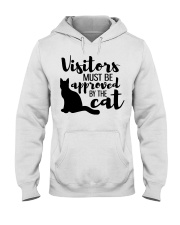 Visitors must be approved by the Cat Hooded Sweatshirt tile