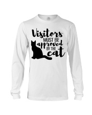 Visitors must be approved by the Cat Long Sleeve Tee tile