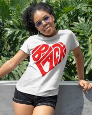 BLACK Heart Valentines Day Classic T-Shirt apparel-classic-tshirt-lifestyle-front-232