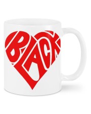 BLACK Heart Valentines Day Mugs tile